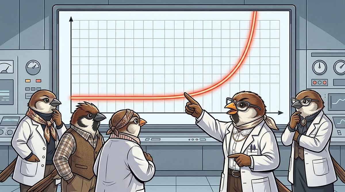 Kingman-Kurve zeigt, wie die Wartezeit gegen Unendlich geht, wenn sich die Auslastung 100 Prozent nähert